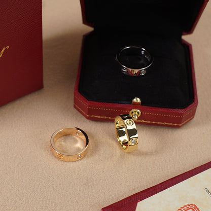 [Raffine]LOVE 5.5MM 3 DIAMOND RING