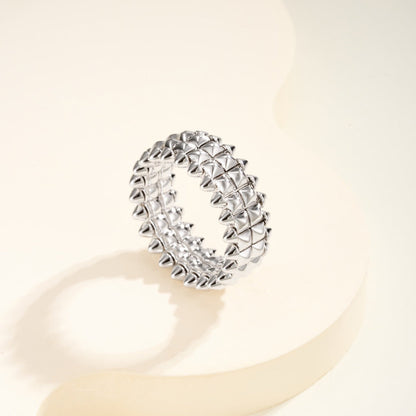[Raffine]CLASH 9.2MM DOUBLE ROW RING