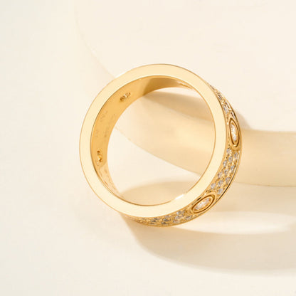 [Raffine]LOVE 5.5MM FULL-PAVE 6-DIAMOND RING