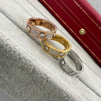 [Raffine]LOVE 5.5MM FULL-PAVE 6-DIAMOND RING