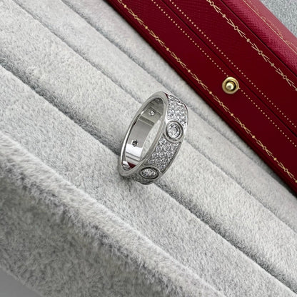 [Raffine]LOVE 5.5MM FULL-PAVE 6-DIAMOND RING