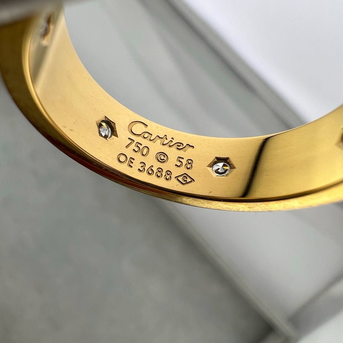 [Raffine]LOVE 5.5MM FULL-PAVE 6-DIAMOND RING