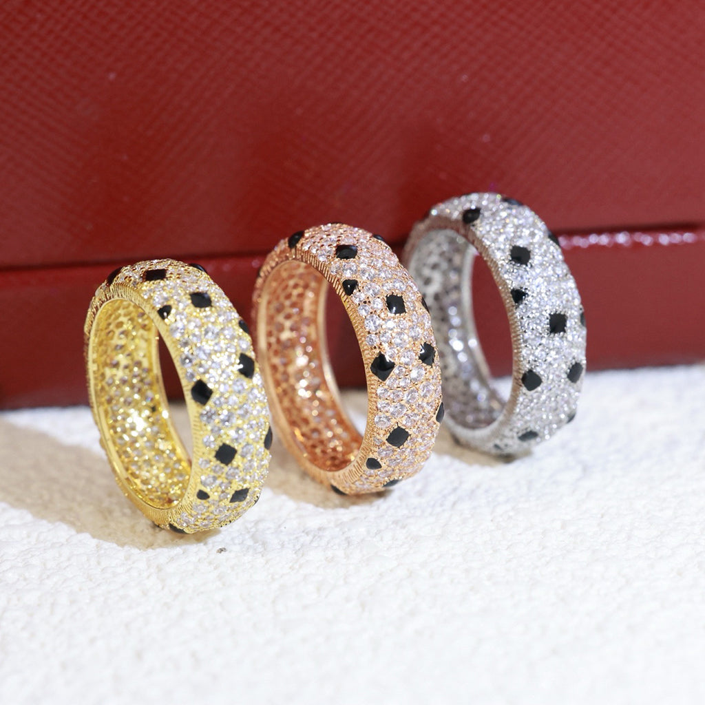[Raffine]PANTHERE SPOTTED FULL DIAMOND RING