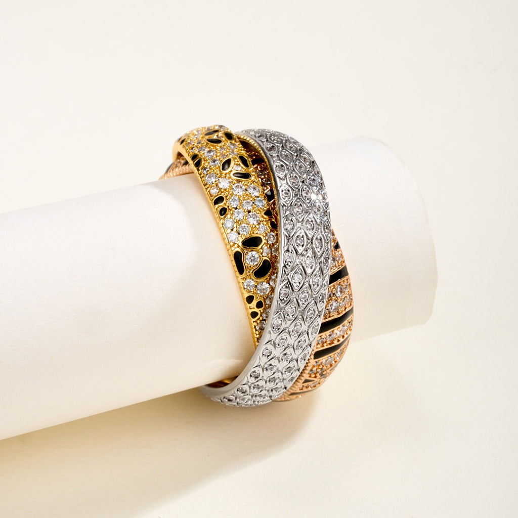 [Raffine]TRINITY  RING LEOPARD PRINT