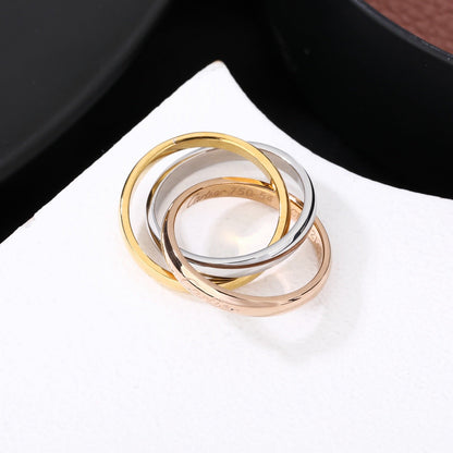 [Raffine]TRINITY 3.2MM RING COLLECTION
