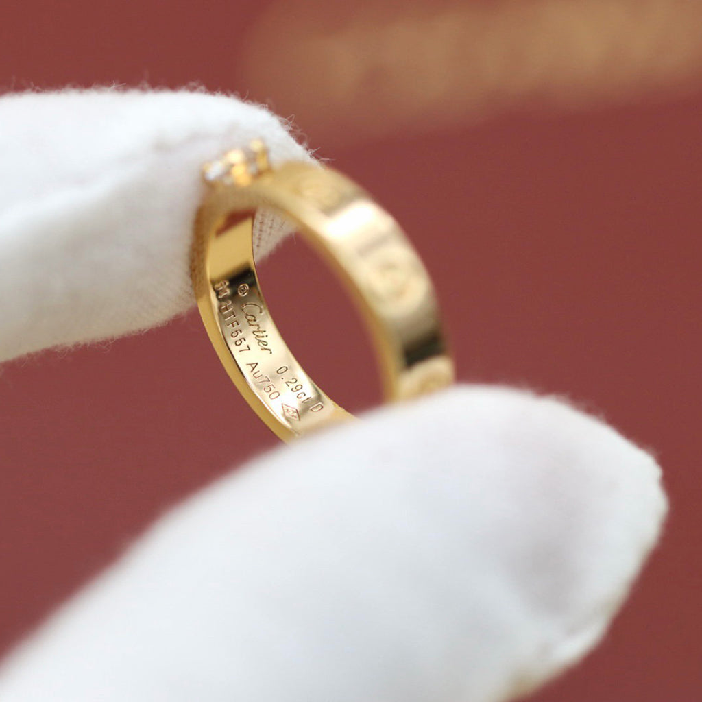 [Raffine]LOVE RING 3.6MM 1 BIG DIAMOND