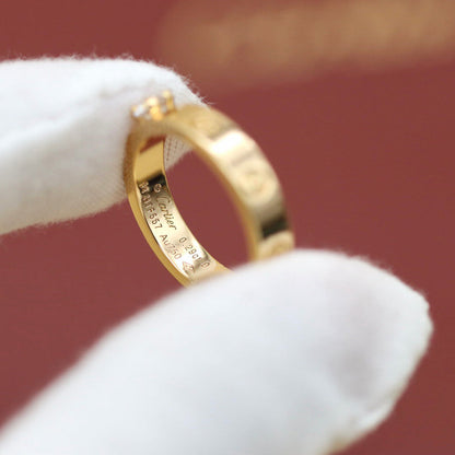 [Raffine]LOVE RING 3.6MM 1 BIG DIAMOND