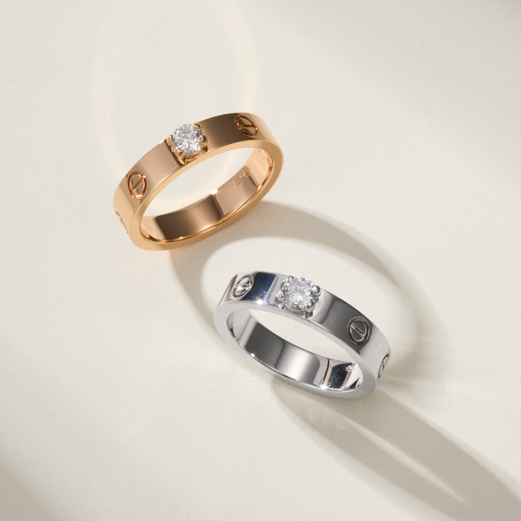 [Raffine]LOVE RING 3.6MM 1 BIG DIAMOND