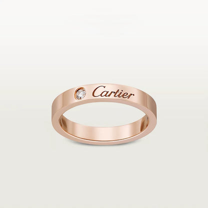 [Raffine]LOVE RING 4MM 1 DIAMOND