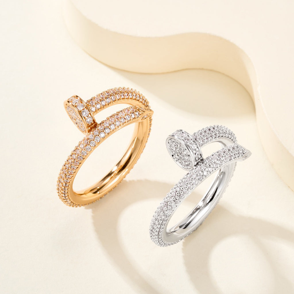 [Raffine]JUSTE RING 2.6MM FULL DIAMOND