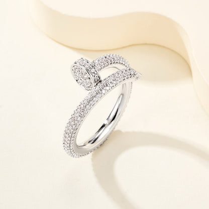 [Raffine]JUSTE RING 2.6MM FULL DIAMOND