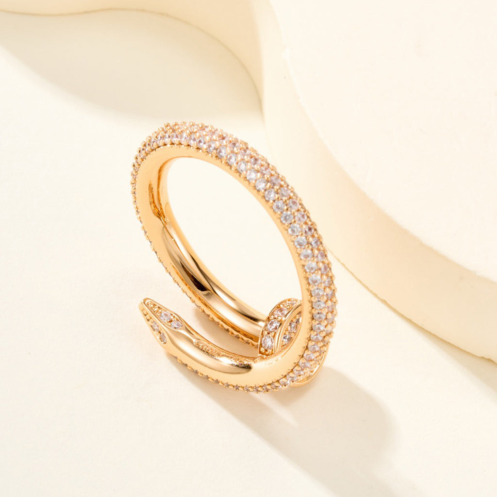 [Raffine]JUSTE RING 2.6MM FULL DIAMOND