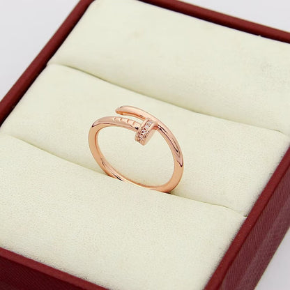 [Raffine]JUSTE 1.8MM HALF DIAMOND RING
