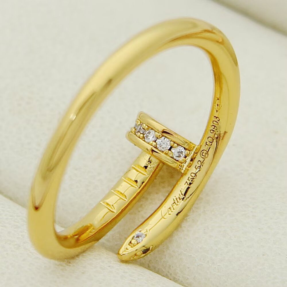 [Raffine]JUSTE 1.8MM HALF DIAMOND RING