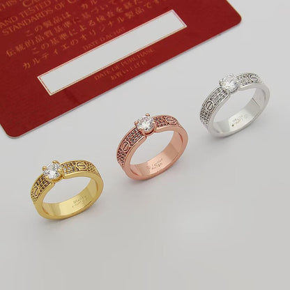[Raffine]LOVE RING 3.6MM 1 BIG DIAMOND FULL DIAMOND