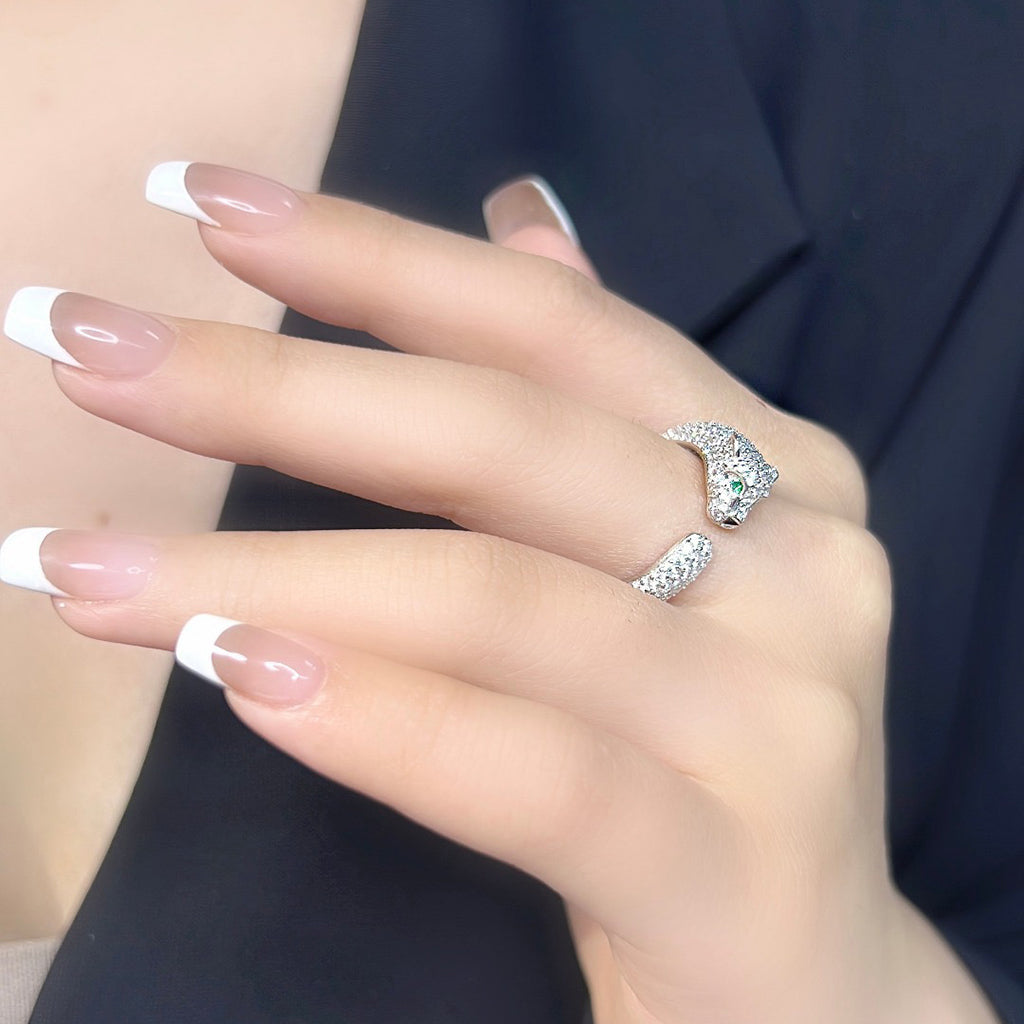 [Raffine]PANTHERE FULL DIAMOND SMALL RING