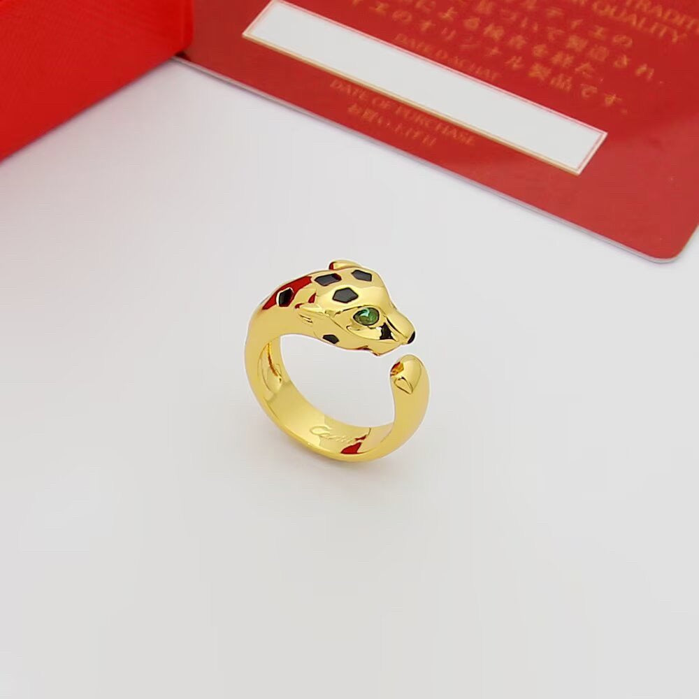 [Raffine]PANTHERE SPOTTED MEDIUM RING