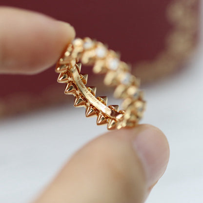 [Raffine]CLASH 6.8MM DIAMOND MEDIUM RING