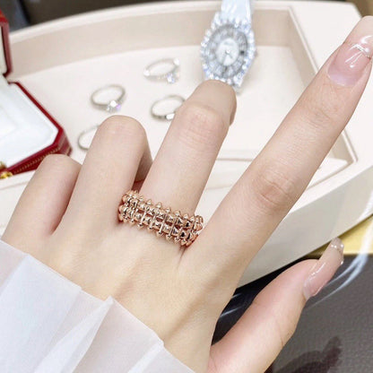 [Raffine]CLASH 9.2MM DOUBLE ROW RING