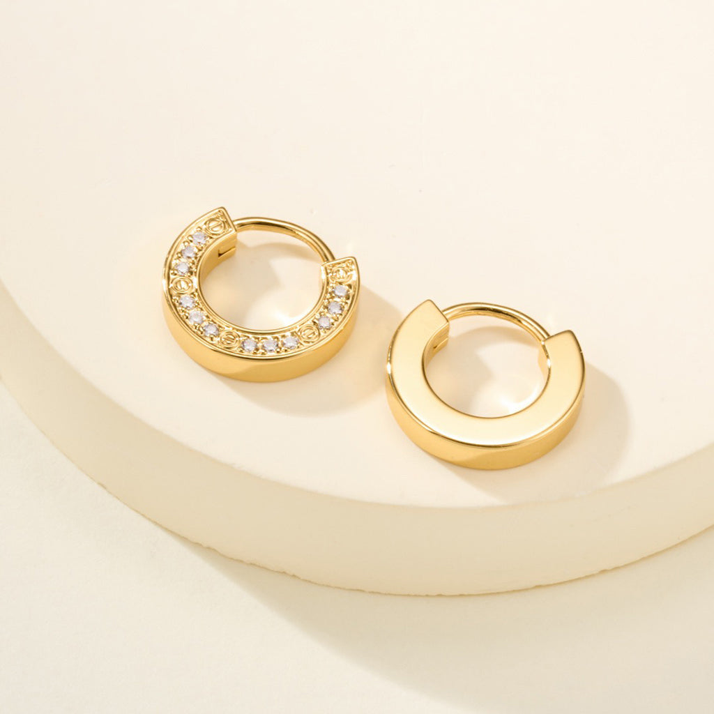 [Raffine]LOVE DIAMOND EARRINGS