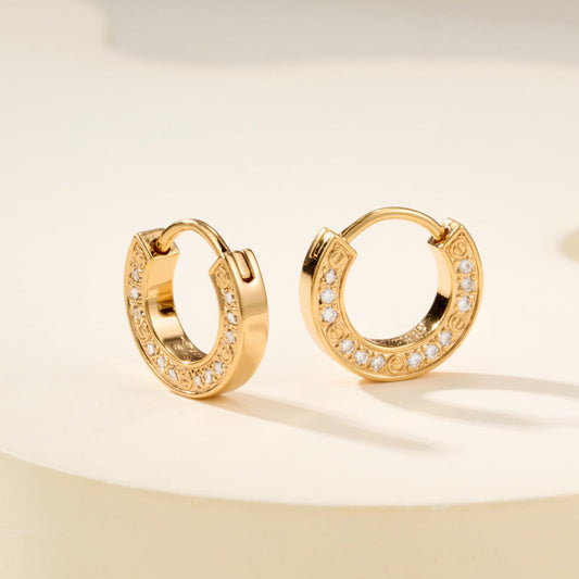 [Raffine]LOVE DIAMOND EARRINGS