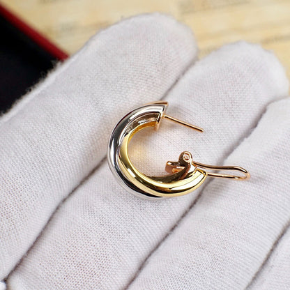[Raffine]TRINITY ON DIAMOND CLASSIC EARRINGS