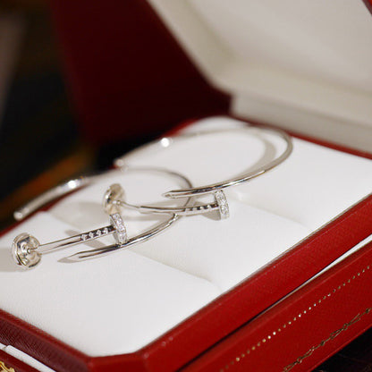 [Raffine]JUSTE HALF DIAMOND LARGE EARRINGS