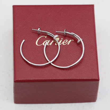 [Raffine]JUSTE HALF DIAMOND LARGE EARRINGS