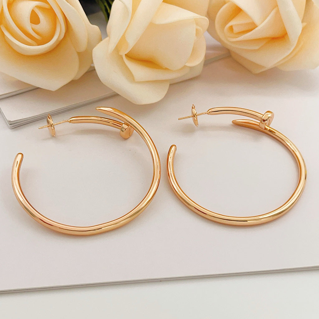 [Raffine]JUSTE NO DIAMOND LARGE EARRINGS