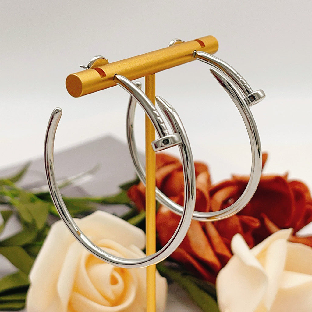 [Raffine]JUSTE NO DIAMOND LARGE EARRINGS