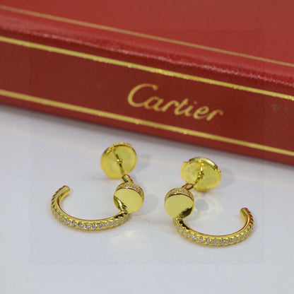 [Raffine]JUSTE FULL DIAMOND DOUBLE EARRINGS