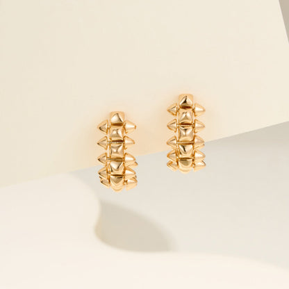 [Raffine]CLASH MINI HOOP EARRINGS