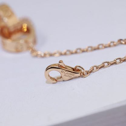 [Raffine]LOVE DOUBLE RING NECKLACE