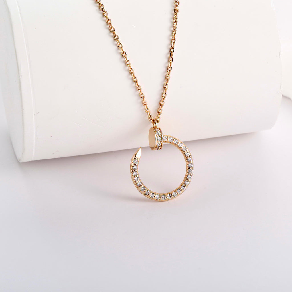 [Raffine]JUSTE NECKLACE FULL DIAMOND