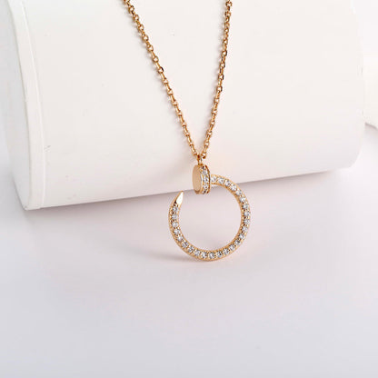 [Raffine]JUSTE NECKLACE FULL DIAMOND