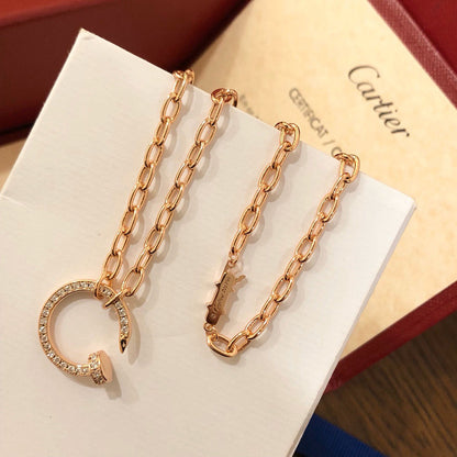 [Raffine]JUSTE NECKLACE FULL DIAMONDS