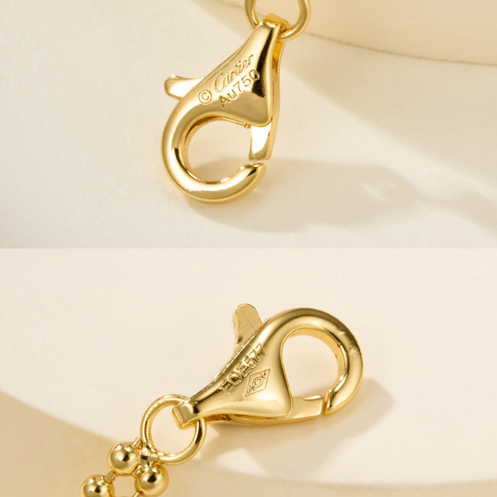 [Raffine]TRINITY LARGE FULL DIAMOND  NECKLACE
