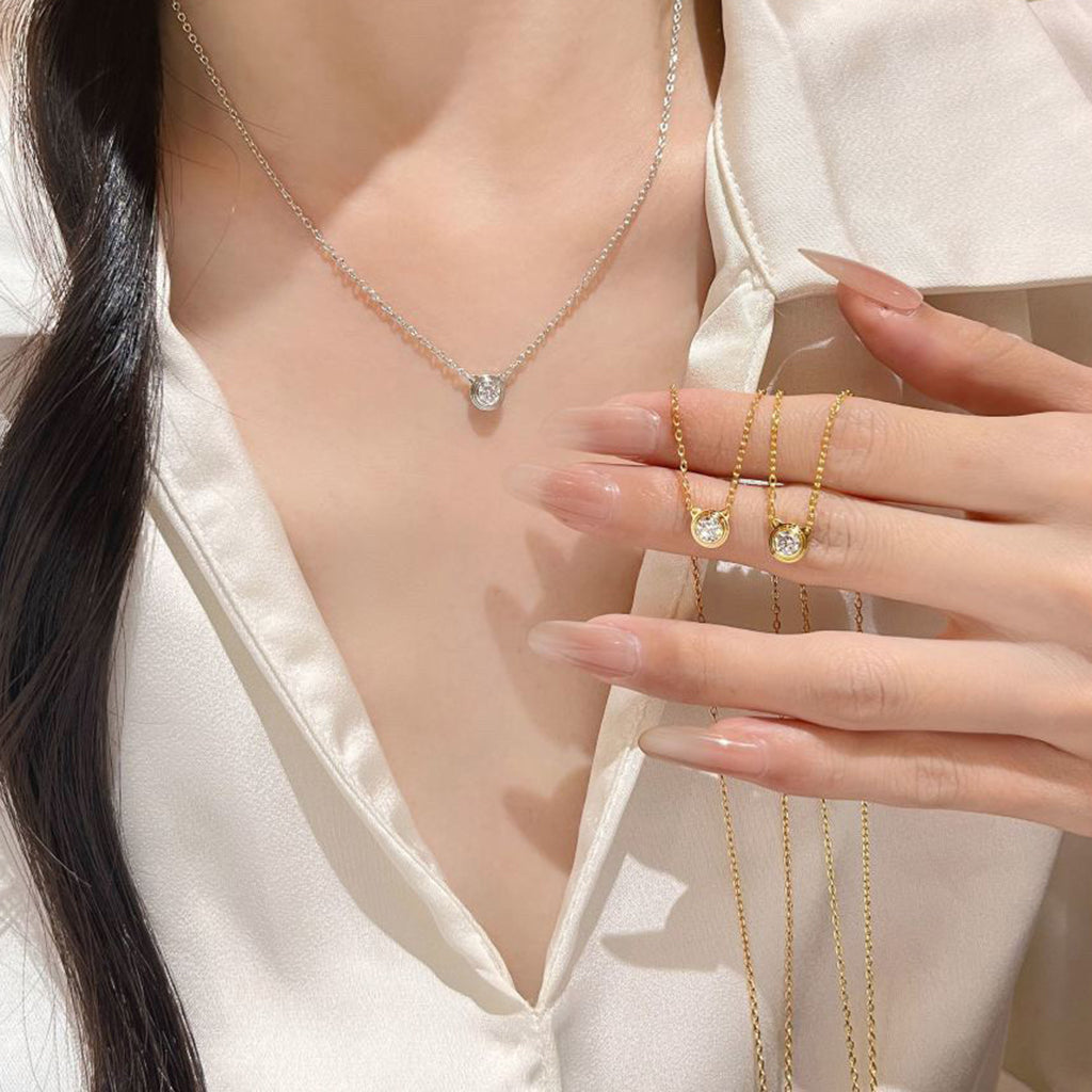 [Raffine]DAMOUR DIAMOND NECKLACE