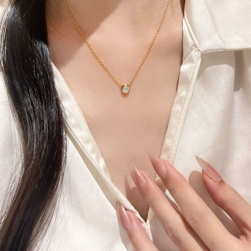 [Raffine]DAMOUR DIAMOND NECKLACE