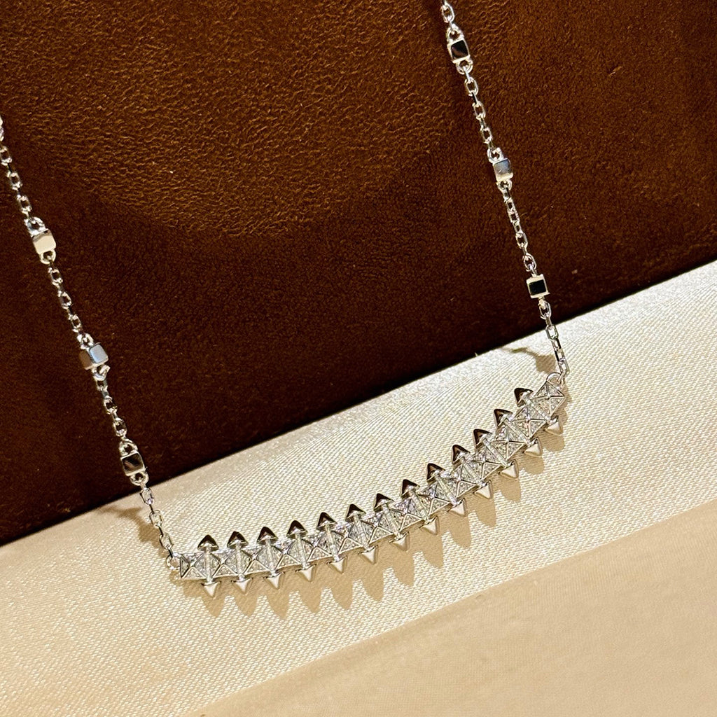 [Raffine]CLASH  SMALL FULL DIAMOND NECKLACE