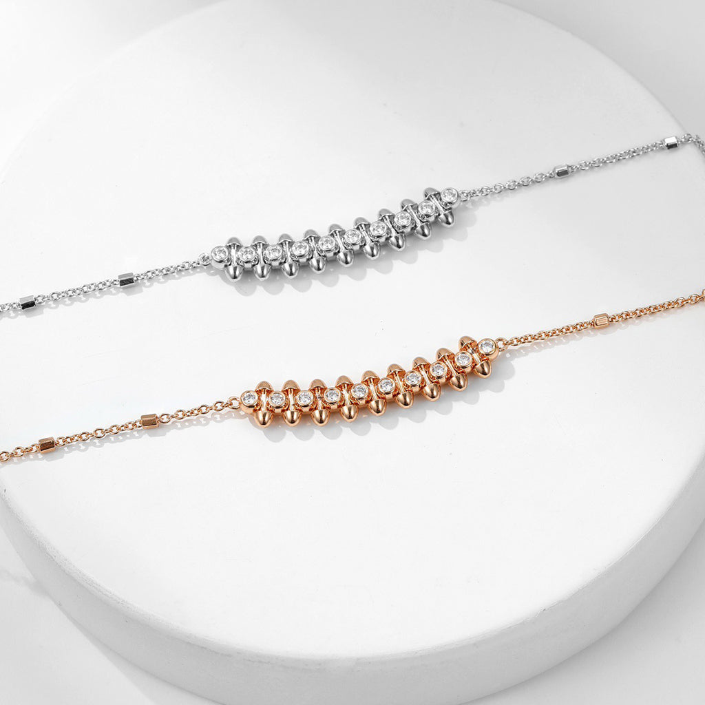 [Raffine]CLASH  MEDIUM DIAMOND NECKLACE