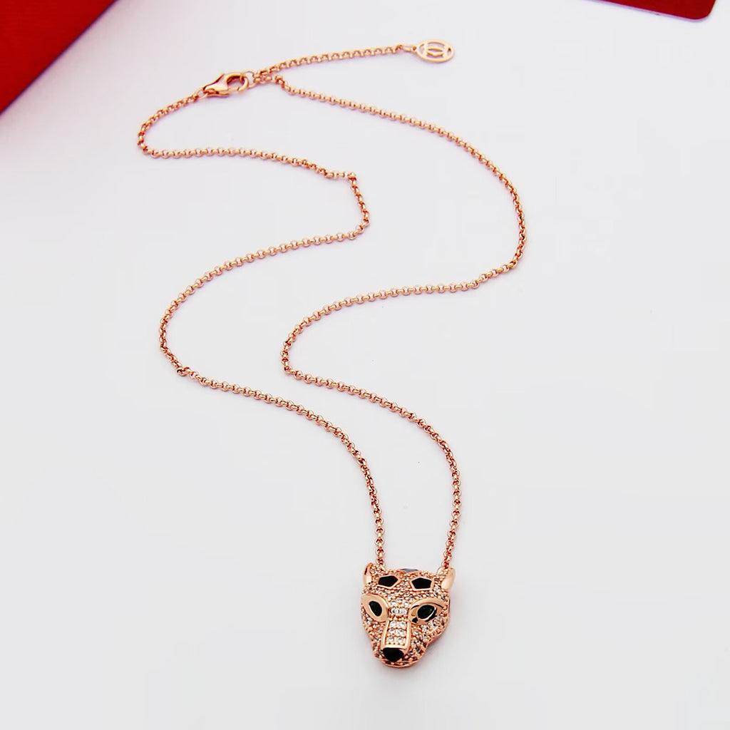 [Raffine]PANTHERE FULL DIAMOND NECKLACE