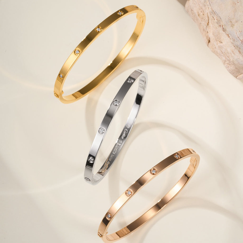 [Raffine]LOVE BRACELET 3.65MM 10 DIAMONDS