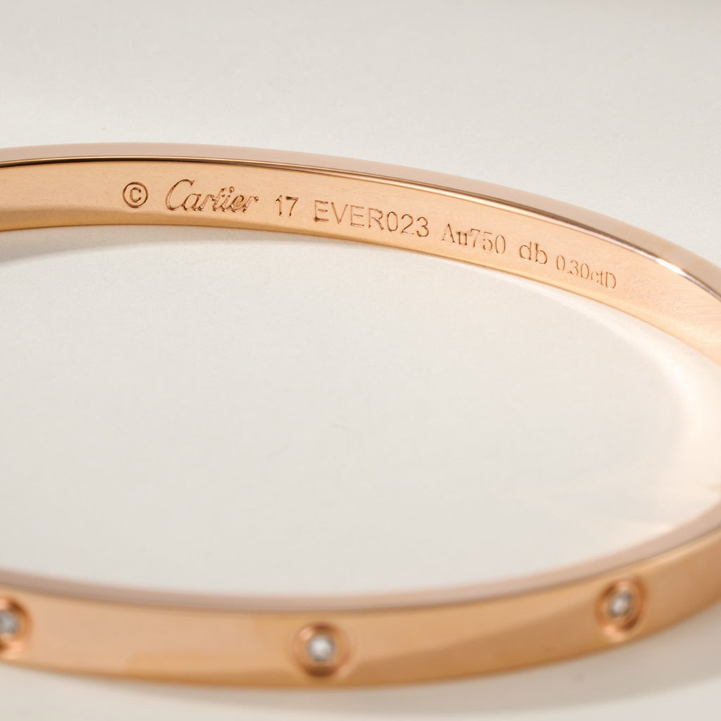 [Raffine]LOVE BRACELET 3.65MM 10 DIAMONDS