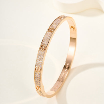 [Raffine]LOVE BRACELET 4.8MM DIAMOND-PAVED