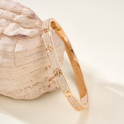 [Raffine]LOVE BRACELET 4.8MM DIAMOND-PAVED