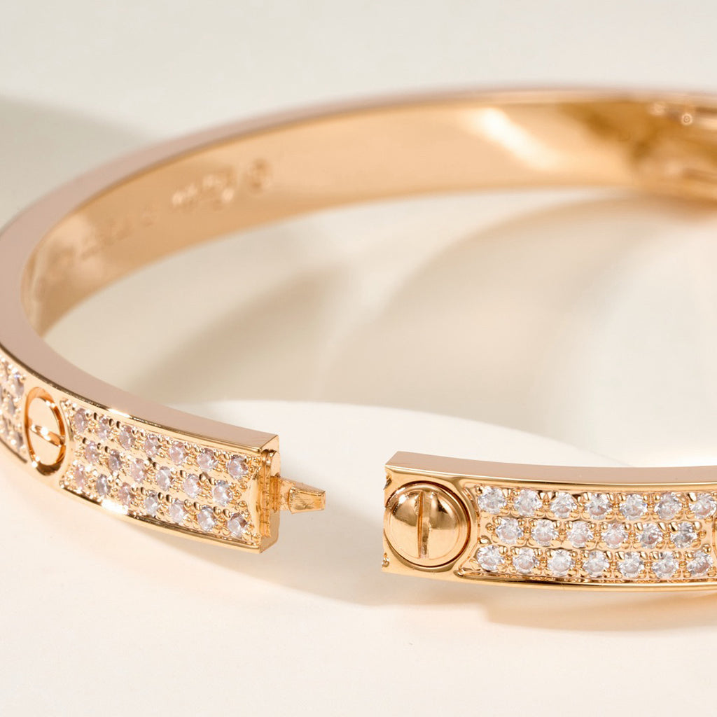 [Raffine]LOVE BRACELET 4.8MM DIAMOND-PAVED