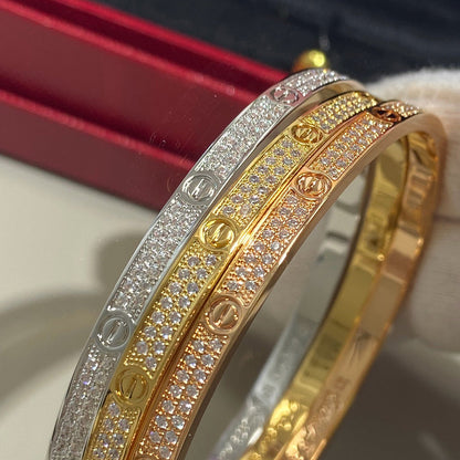 [Raffine]LOVE BRACELET 3.65MM DIAMOND-PAVED