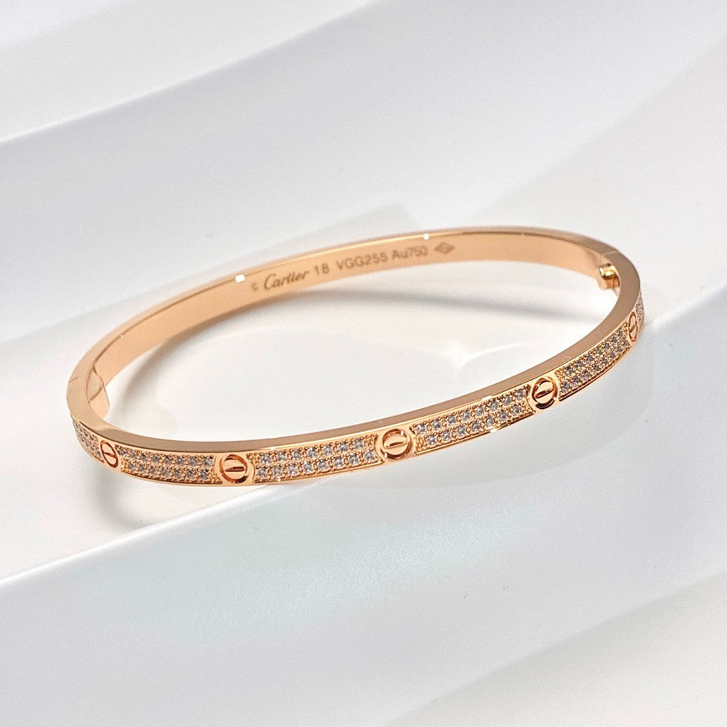 [Raffine]LOVE BRACELET 3.65MM DIAMOND-PAVED