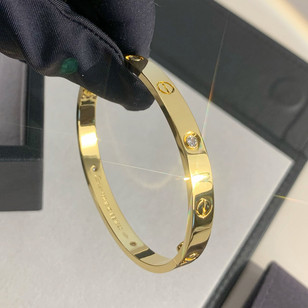 [Raffine]LOVE BRACELET 6.1MM 4 DIAMONDS